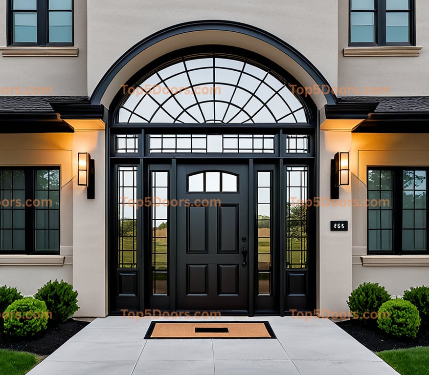 Michigan glass paneled minimalist Door