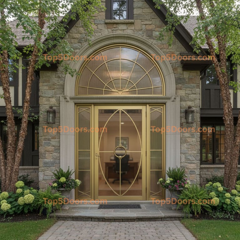 Michigan office door french country Door