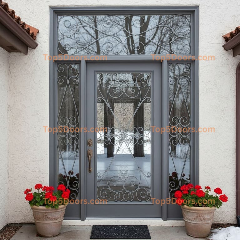 Michigan pivot spanish colonial Door