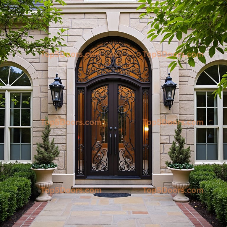 Michigan wine cellar door traditional american Door