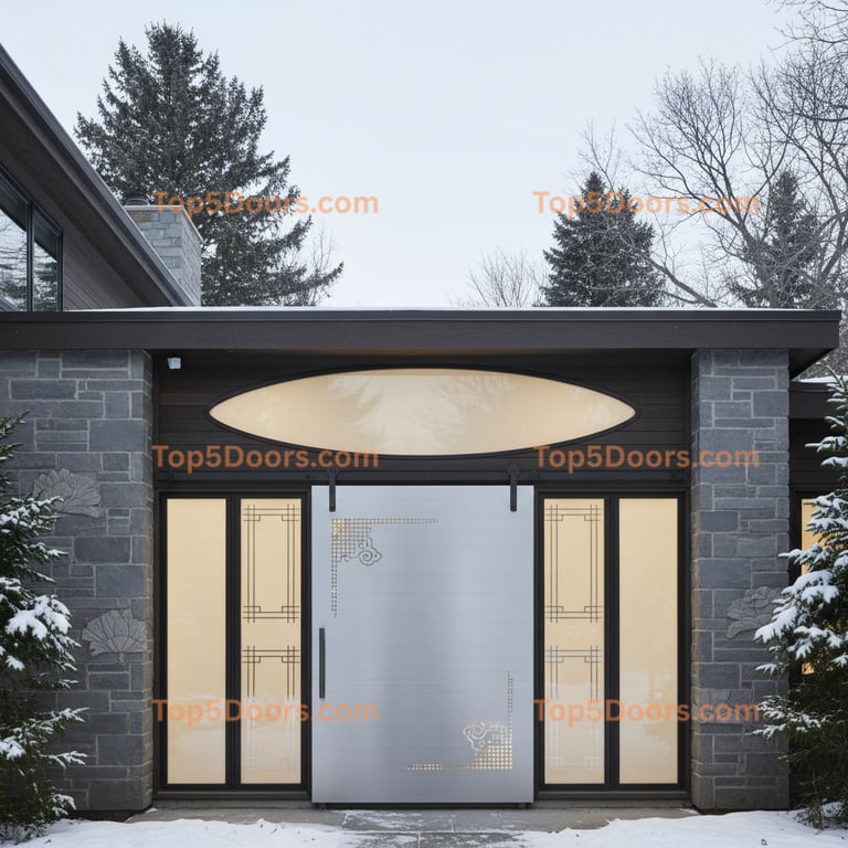 Minnesota barn door korean modern Door