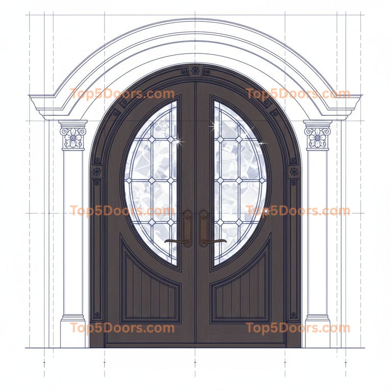 Minnesota double contemporary Door