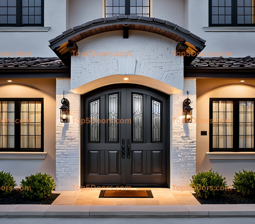 Minnesota double spanish colonial Door