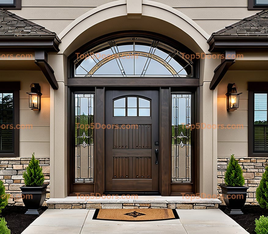 Minnesota double mountain lodge Door