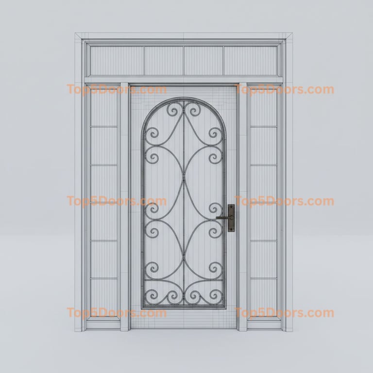 Minnesota pivot scandinavian Door