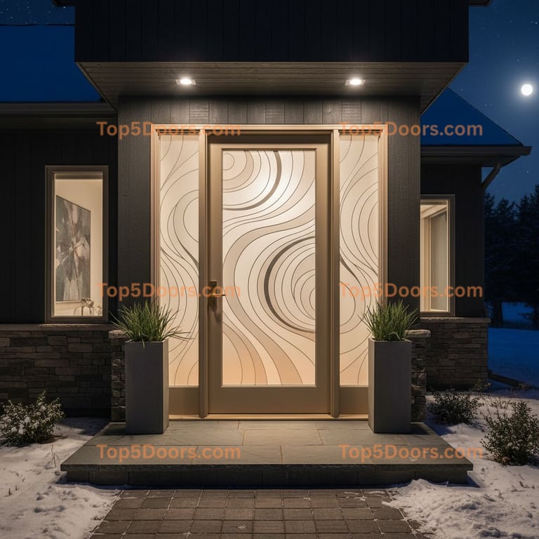 Minnesota single modern farmhouse Door