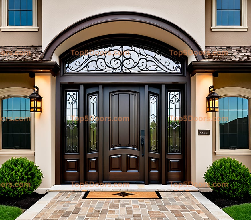 Minnesota solid panel french provincial Door