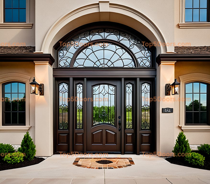 Minnesota steel frame french country Door