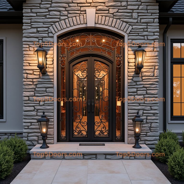 Minnesota wine cellar door contemporary Door
