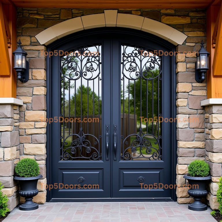 Minnesota wine cellar door mountain lodge Door