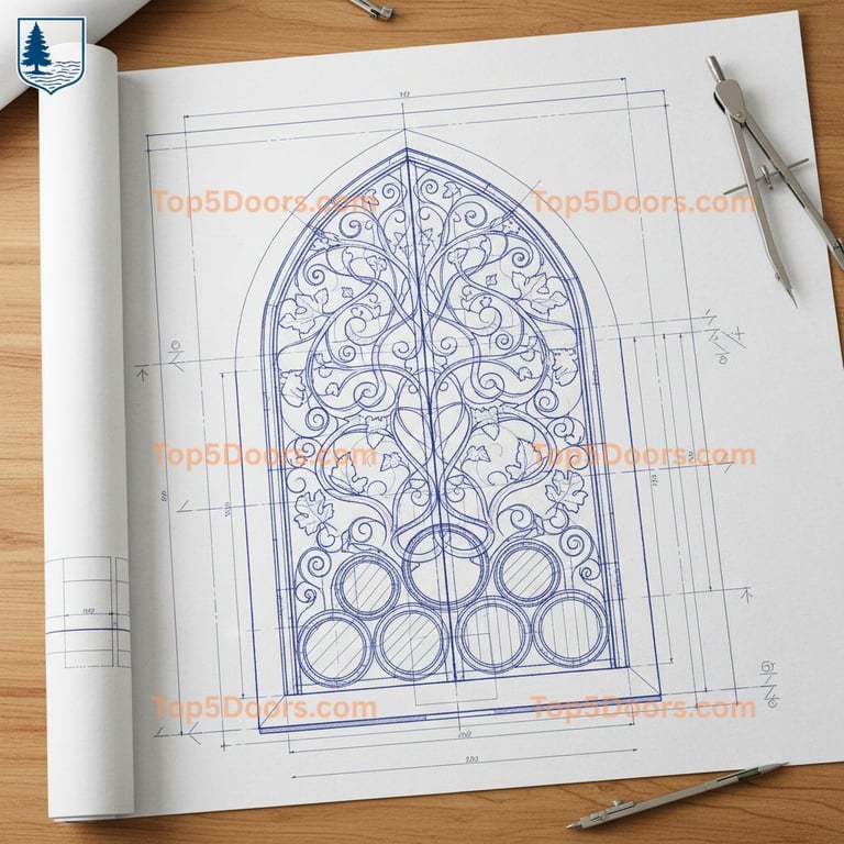 Minnesota wine cellar door craftsman Door