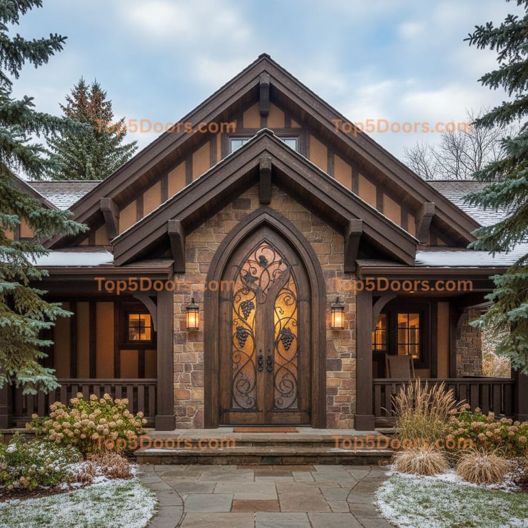 Minnesota wine cellar door craftsman Door