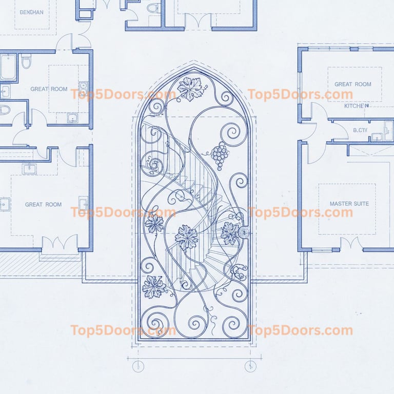 Minnesota wine cellar door french country Door