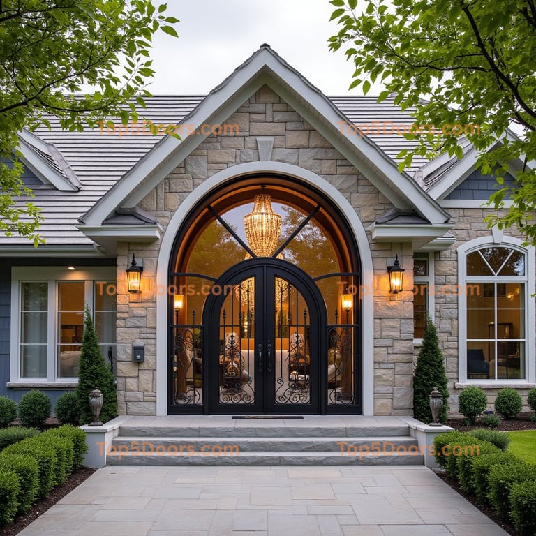 Minnesota wine cellar door modern farmhouse Door