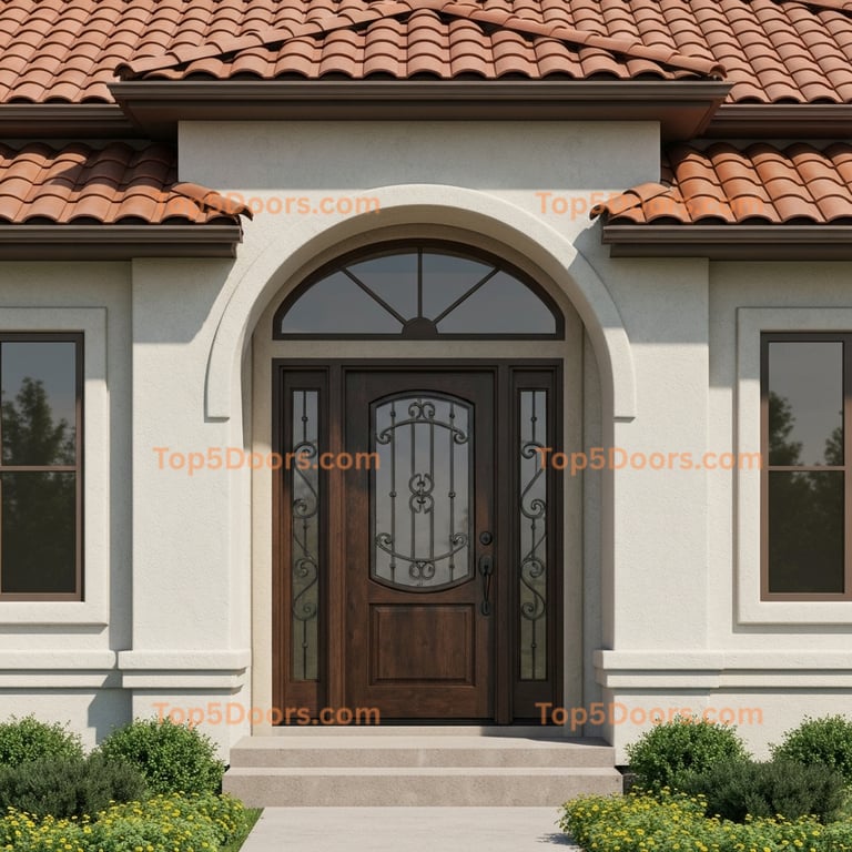 Minnesota wrought iron arched single spanish colonial D