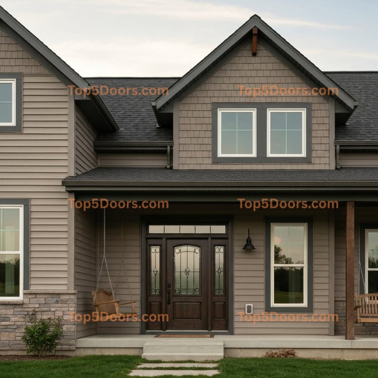 Minnesota wrought iron glass paneled french provincial 