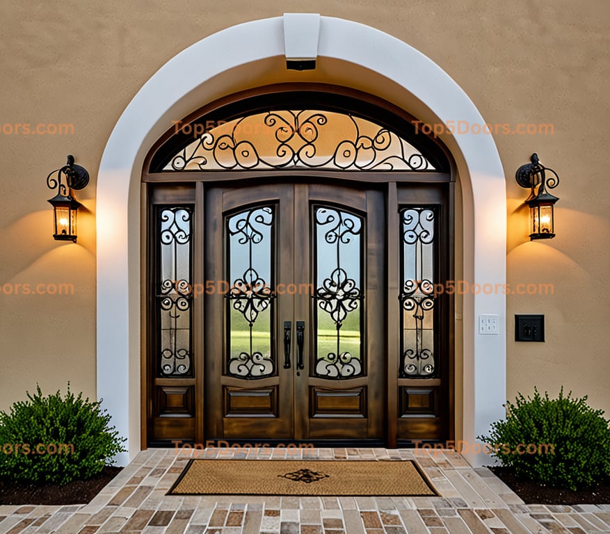 Mississippi barn door spanish colonial Door