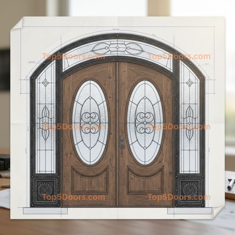 Mississippi double spanish colonial Door