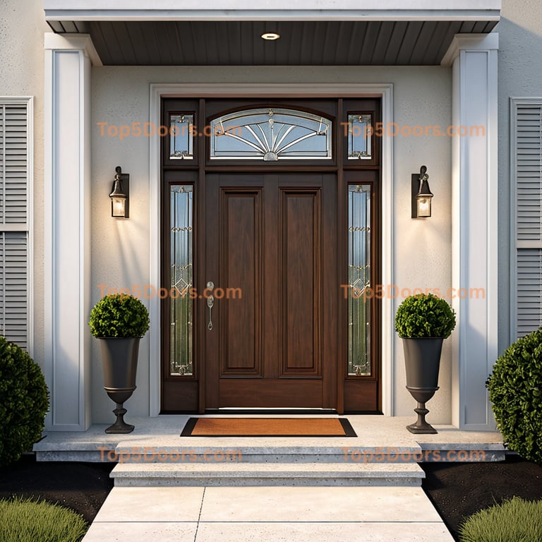 Mississippi double mid-century modern Door