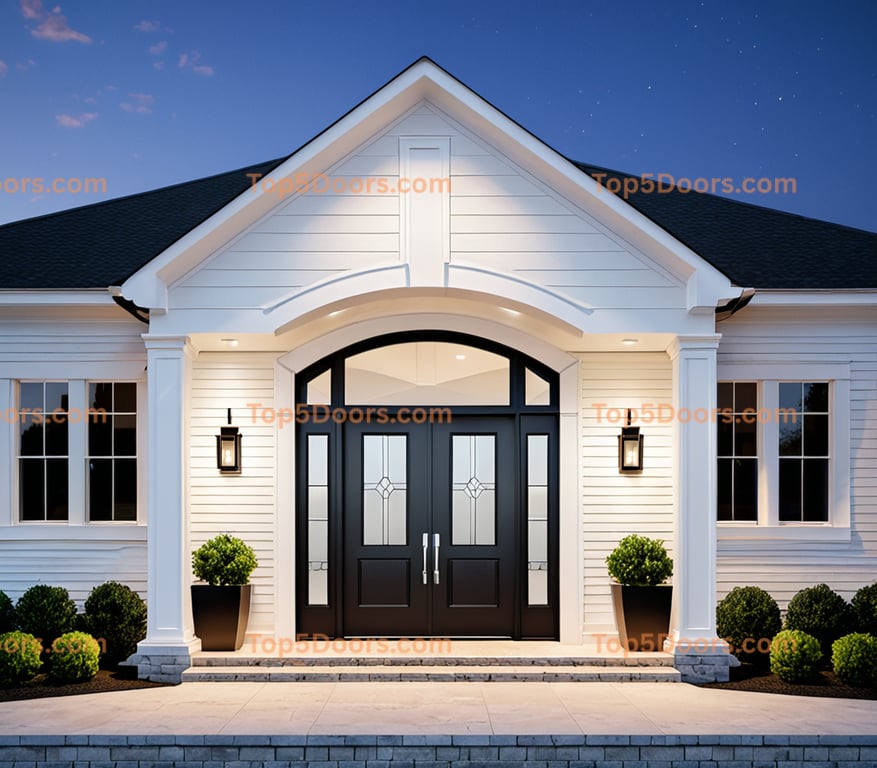 Mississippi pivot modern Door