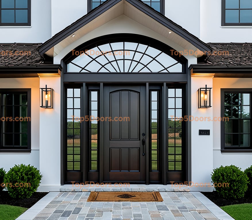 Mississippi solid panel korean modern Door