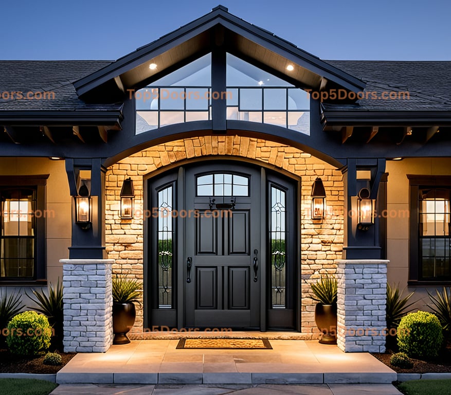 Mississippi solid panel southwestern Door