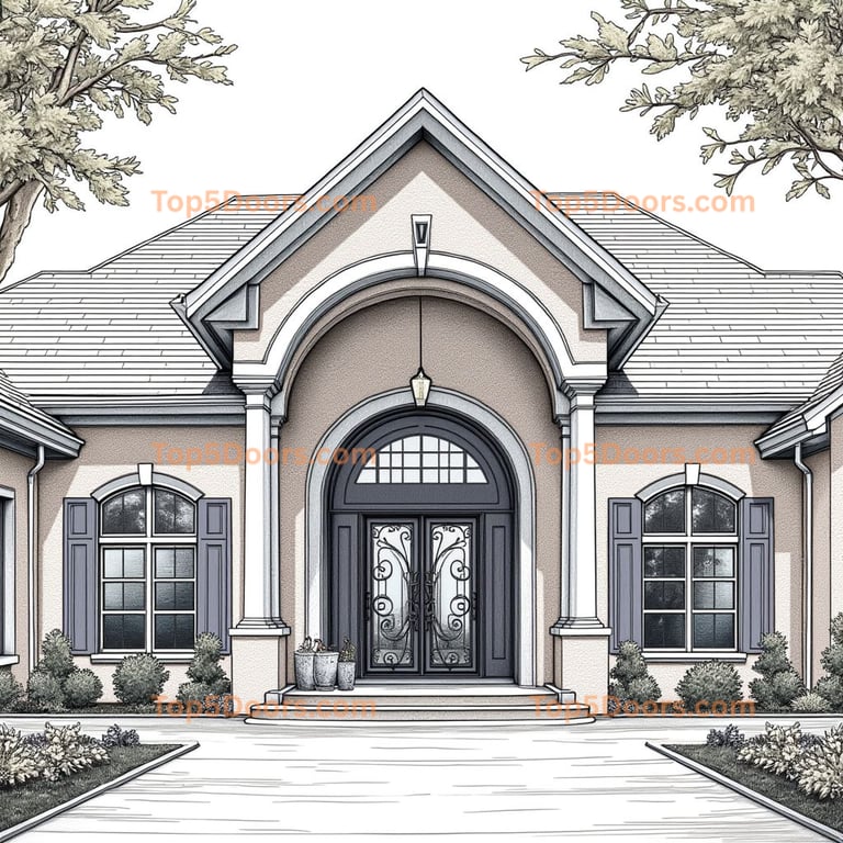 Mississippi wine cellar door modern Door