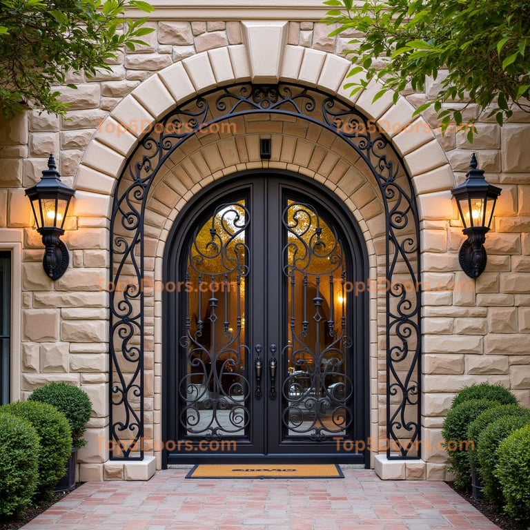 Mississippi wine cellar door french provincial Door