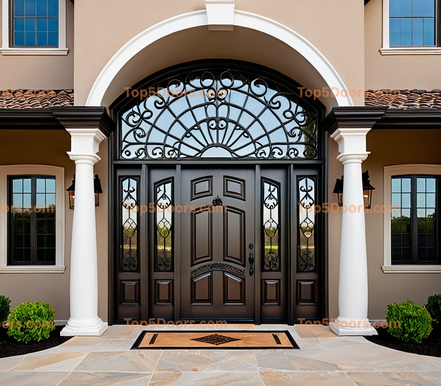 Mississippi wrought iron arched single french provincia