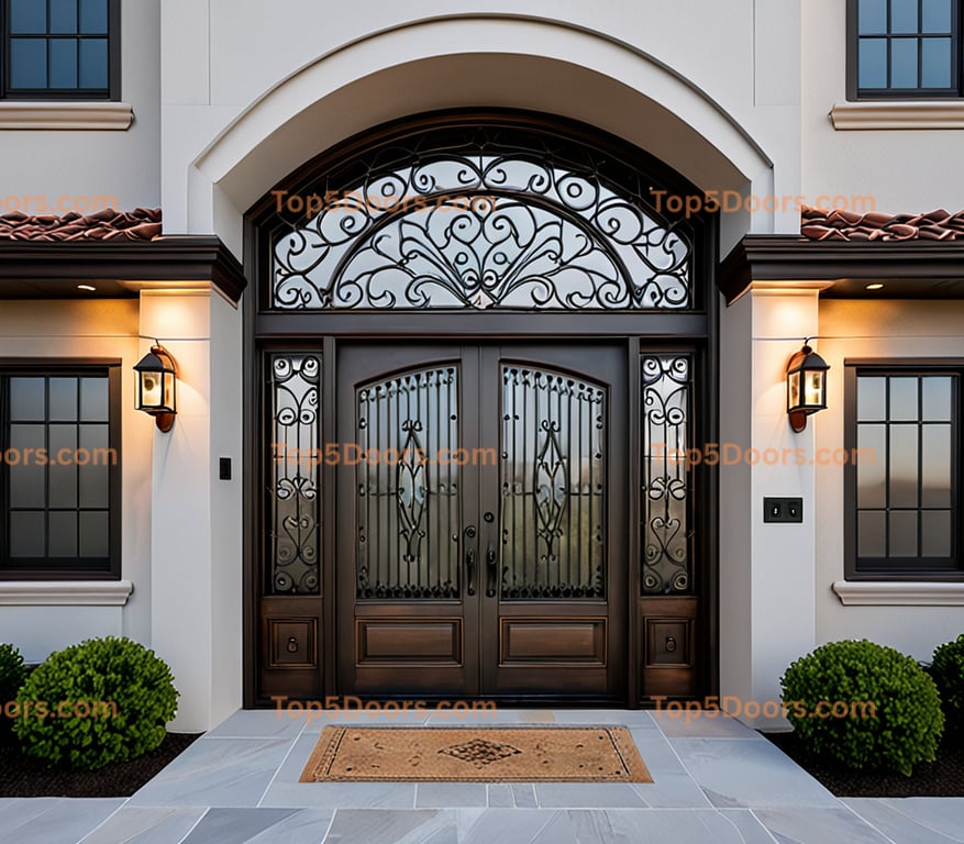 Mississippi wrought iron arched single korean modern Do