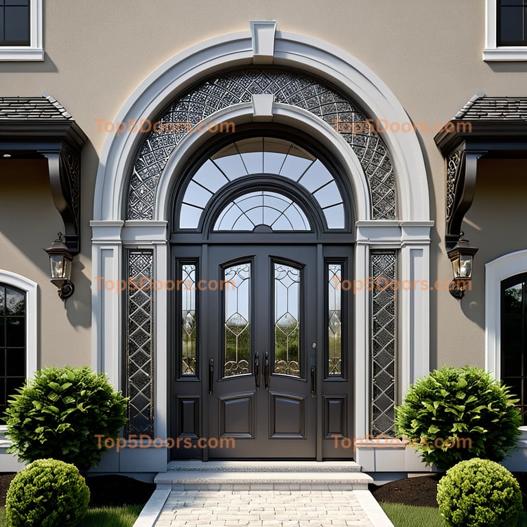 Missouri arched double minimalist Door