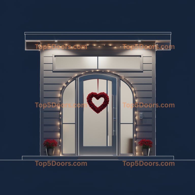 Missouri arched single minimalist Door