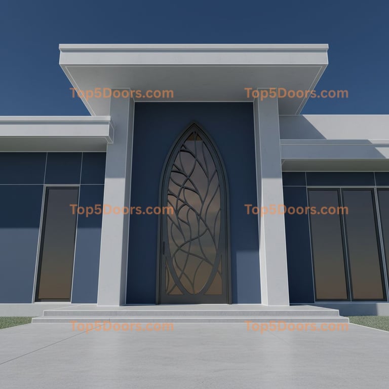 Missouri arched single modern Door