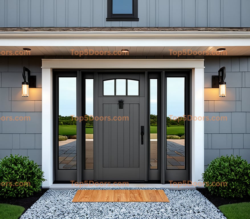 Missouri barn door mid-century modern Door