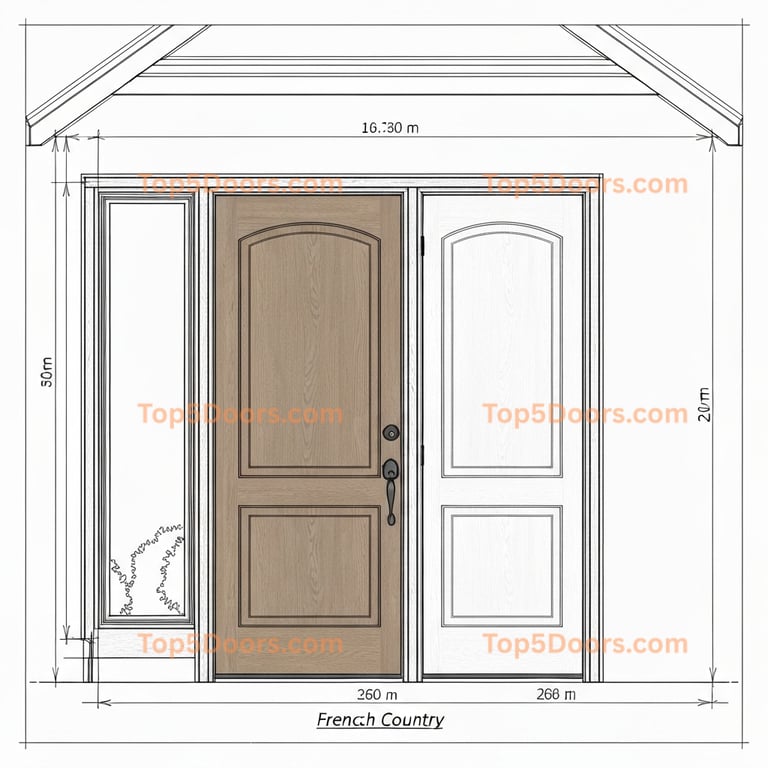 Missouri closet door french country Door