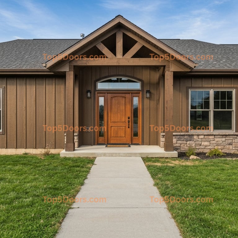 Missouri closet sliding door mountain lodge Door