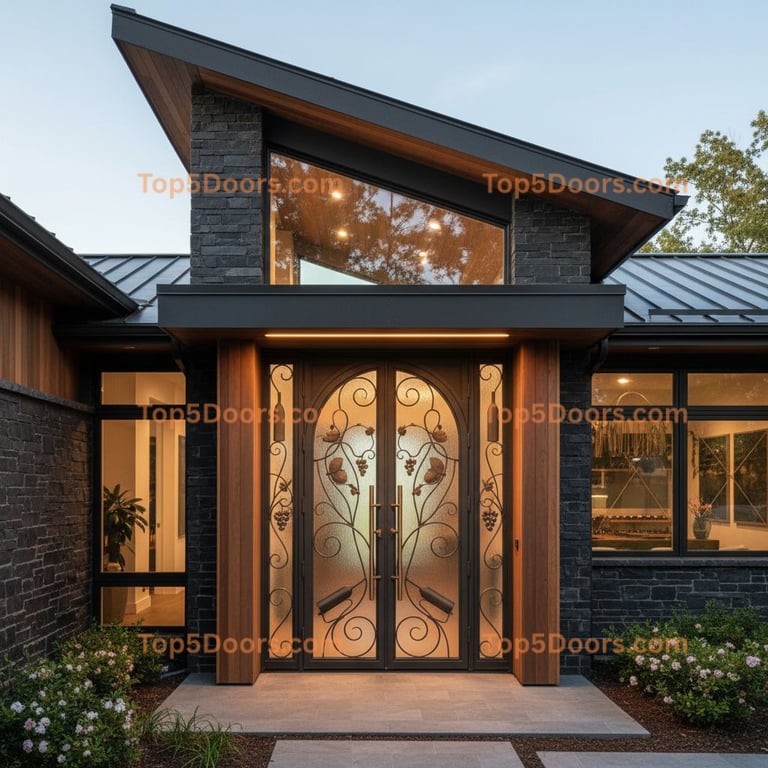 Missouri wine cellar door korean modern Door
