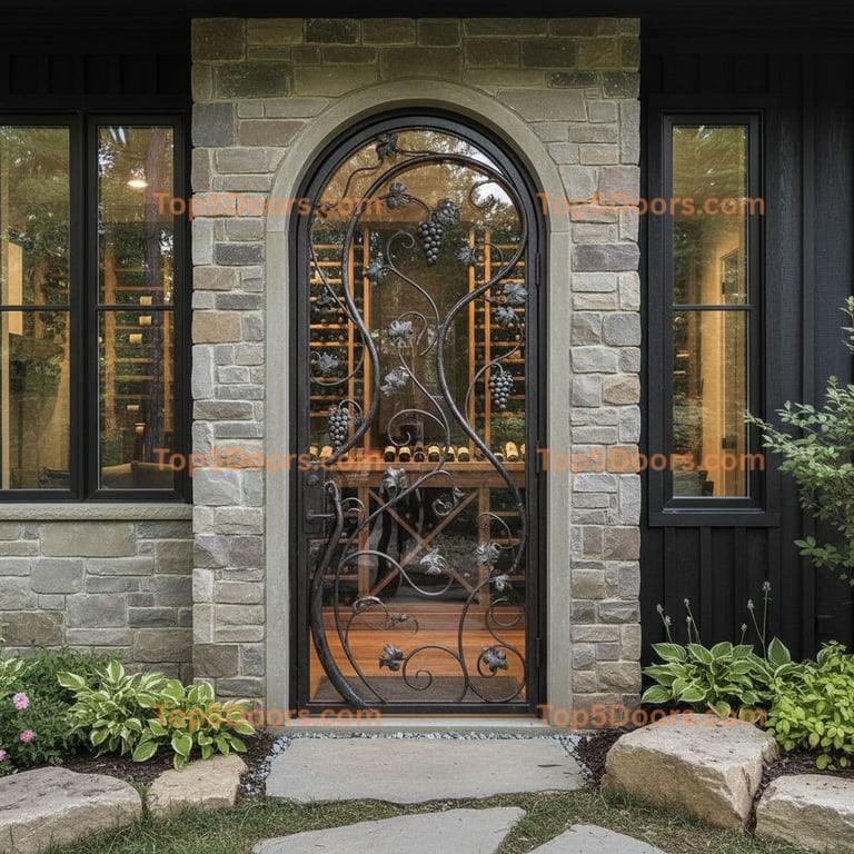 Missouri wine cellar door korean modern Door