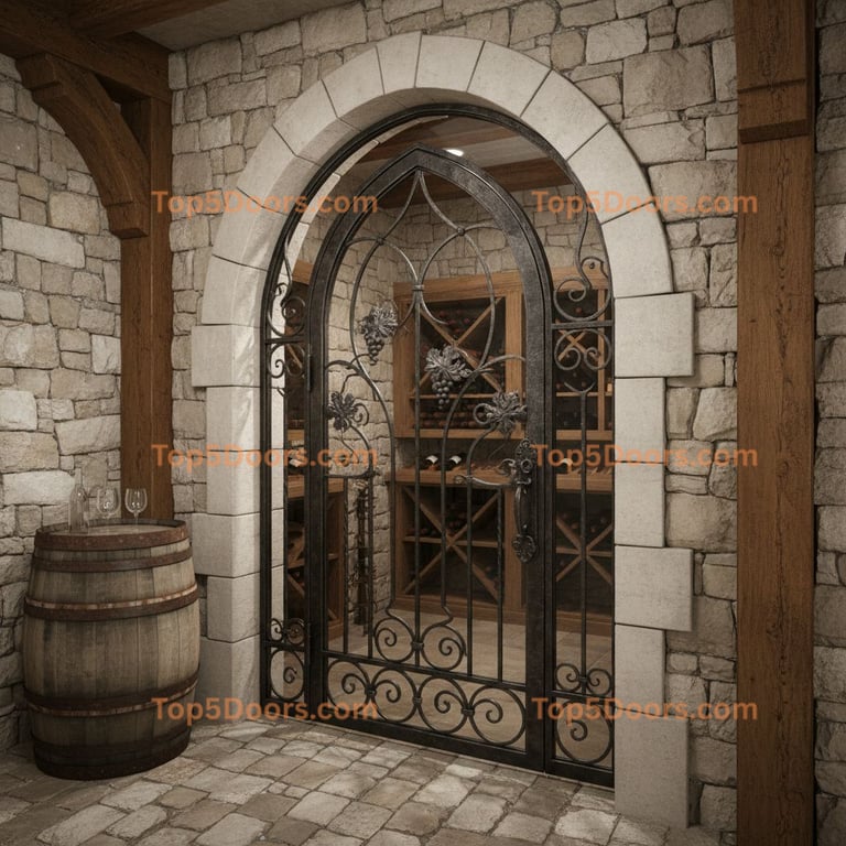 Missouri wine cellar door mediterranean Door