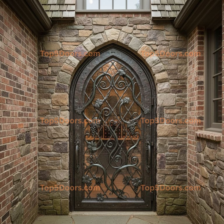 Missouri wine cellar door traditional american Door