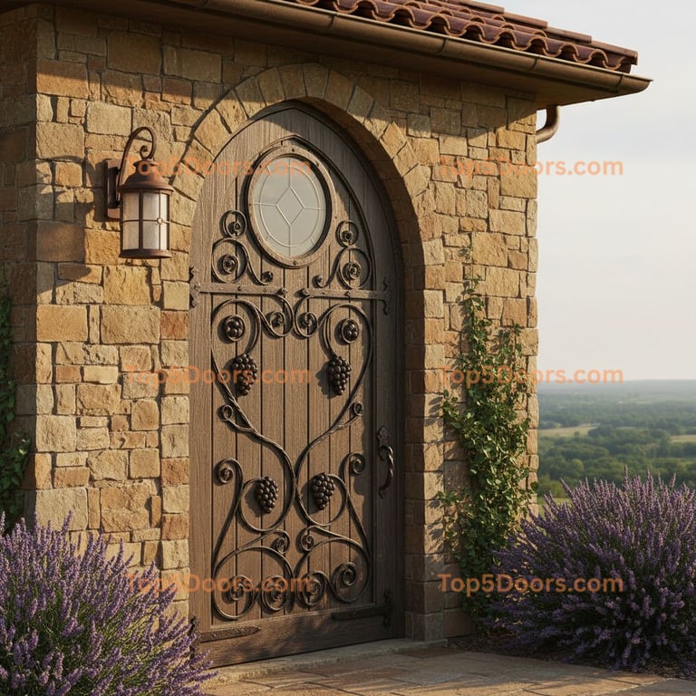 Missouri wine cellar door tuscan Door