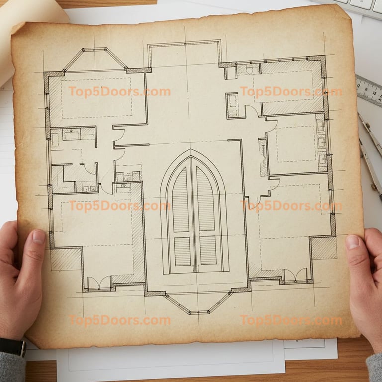 Missouri wine cellar door georgian Door