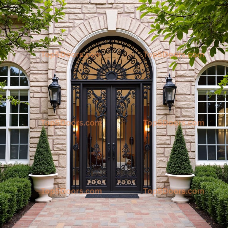 Missouri wine cellar door georgian Door