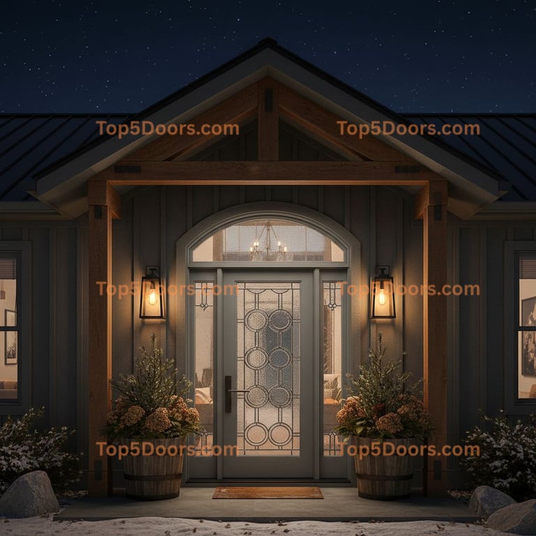 Montana arched single industrial Door