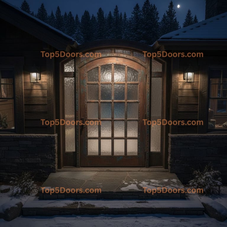 Montana barn door traditional american Door