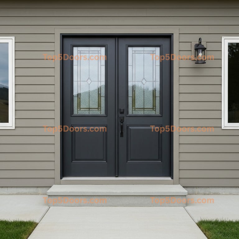 Montana double industrial Door