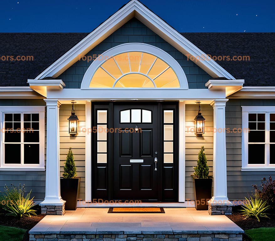 Montana double traditional american Door