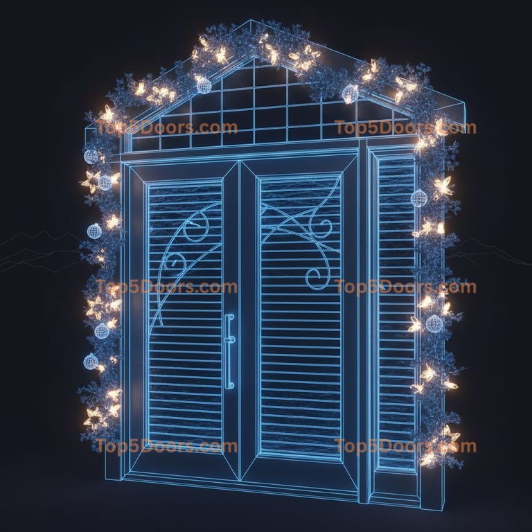 Montana double industrial Door