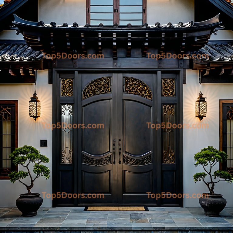 Montana exterior door japanese zen Door