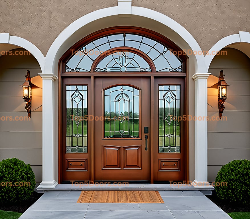 Montana french door mid-century modern Door